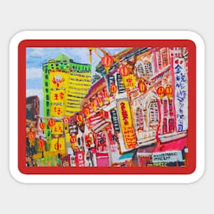 Singapore's Chinatown Sticker